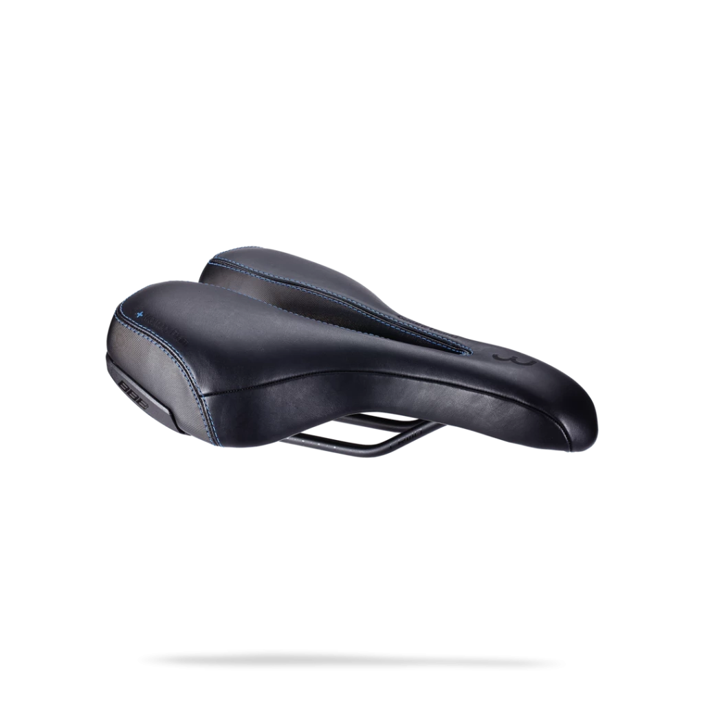 BBB Selle SportPlus Active Leather Mémoire De Forme 170x 270mm Noir 1 BBB Selle SportPlus Active Leather Mémoire De Forme 170x 270mm Noir